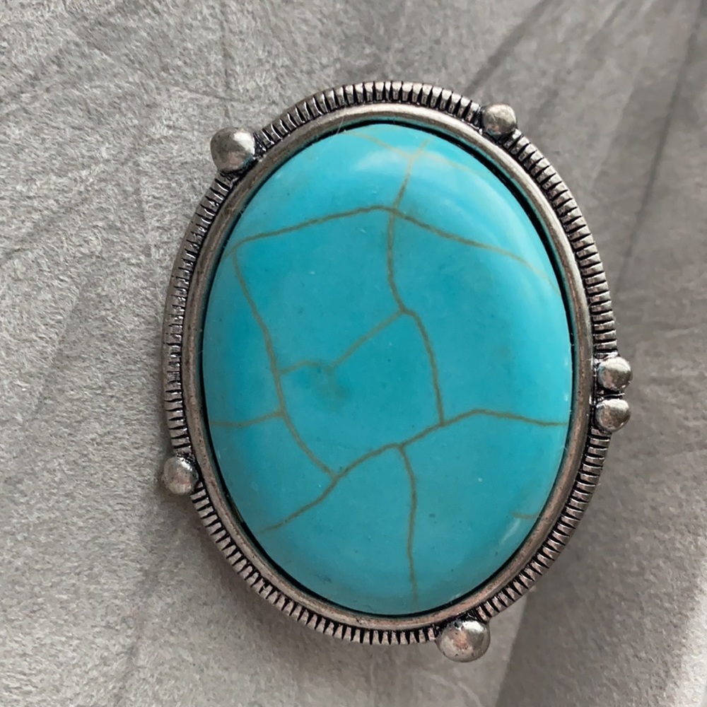 Express Turquoise & Silver Ring - Picture 7 of 7